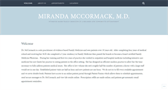 Desktop Screenshot of mirandamccormackmd.com